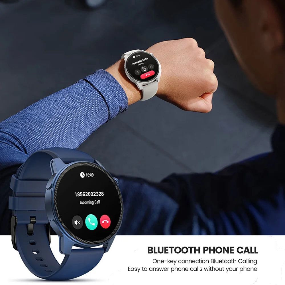 , 1.85 Inch with Answer/Dial , for Men (Black)